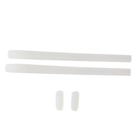 ralhaywi Eyeglass Push in Nose Pads，Eyewear Relacement Temple Tips Ear Socks for Eyeglass Frames(White)