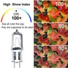 JCD 10PCS G8 Halogen Bulb 20W 120V, Bi-Pin Xenon Light