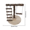 Bird Playground, Bird Play Stand, Bird Perch Natural Wood Birdcage