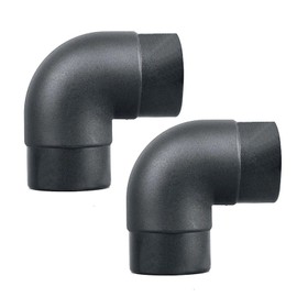Tokenhigh 60mm Car Air Heater Ducting Pipe Outlet, L Shape Elbow Bend Pipe Exhaust Connector, Car Heater Vent Duct, Auto Ducting Pipes Elbow Angle Outlet Connection for Vehicle Heater Systems
