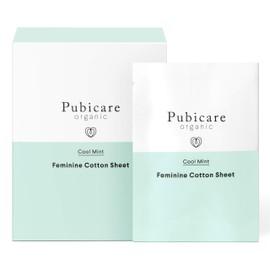 Puvicare Organic Feminine Cotton Sheet Cool Mint 20 Count