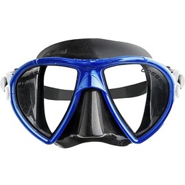 CRESSI Ocean Mask Black/Blue Unisex Diving Mask for Snorkelling and Diving, Black/Blue, One Size