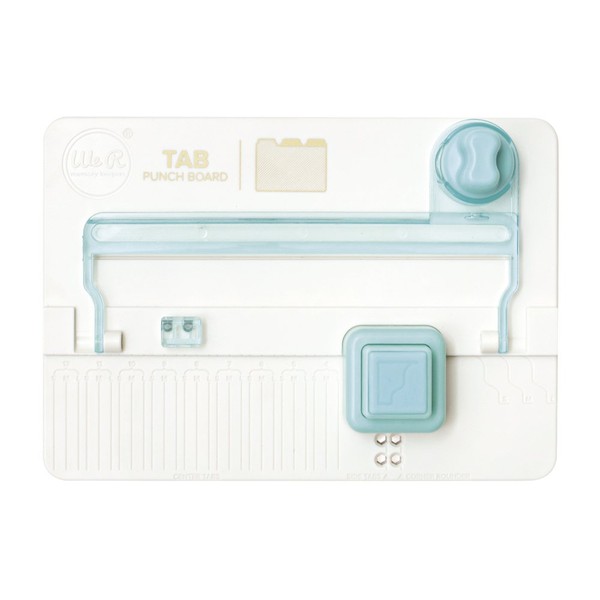 Rayher Punch Board with paper trimmer for DIY Subject Dividers,