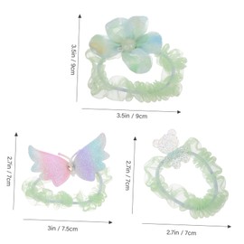 VICASKY 5pcs Cute Hair Scrunchies for Fun Hair Ties with Unique Styles Convenient Wrist Storage for Young