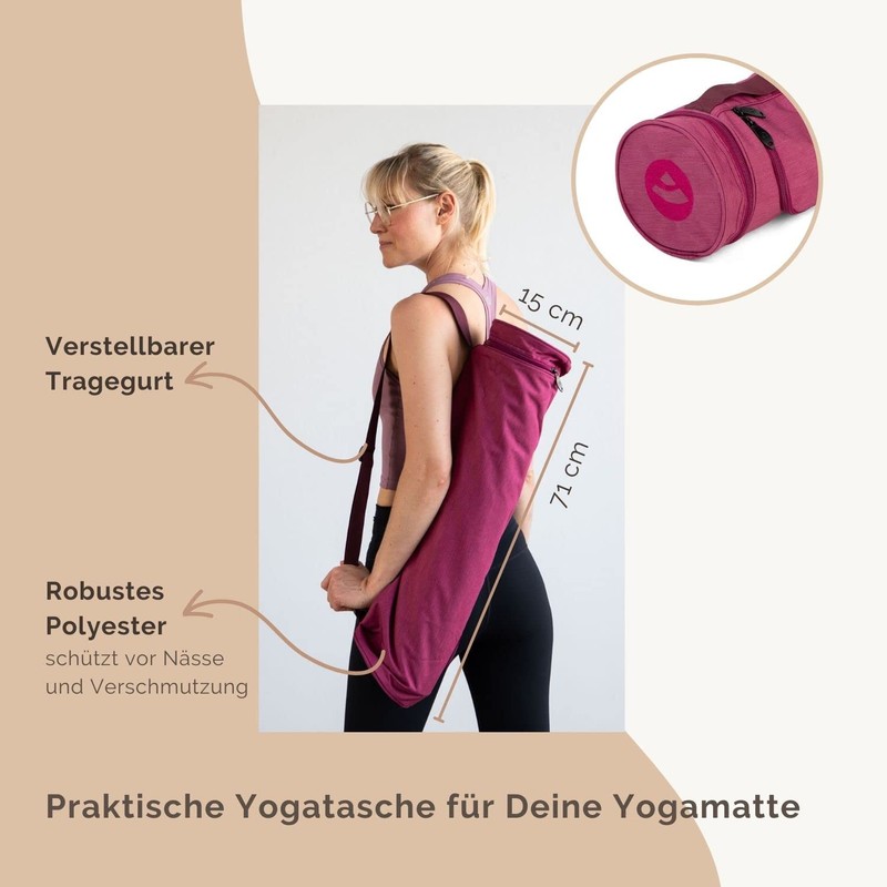 Bodhi ASANA Bag 60 Yoga Bag, Splash-proof Sports Bag, Outer
