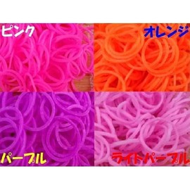 Morning Place Loom Bands, Colorful Rubber, 16 Colors, 9600 Pieces, Original Set, For Gift, Birthday, Craft Supplies (1 Set)