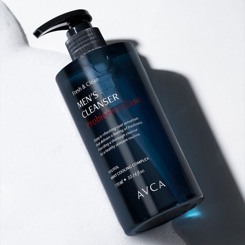 Abka Fresh & Clean Probiotic Care Men's Cleanser with Woody