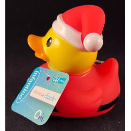 Infantino - Santa Claus Duck - Christmas - Fun Time Duck - Approx 3" High