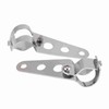 Ymiko Motorcycle Headlight Brackets 26mm, 2pcs Stainless Steel Adjustable Motorcycle