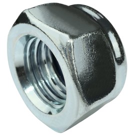 AERZETIX - C58266 - Set of 5 hexagon nuts self-locking M20 - self-locking nuts with nylon ring - metric thread - made of galvanised steel - colour silver