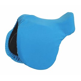 Shires Fleece Saddle Cover in Bright Blue One Size