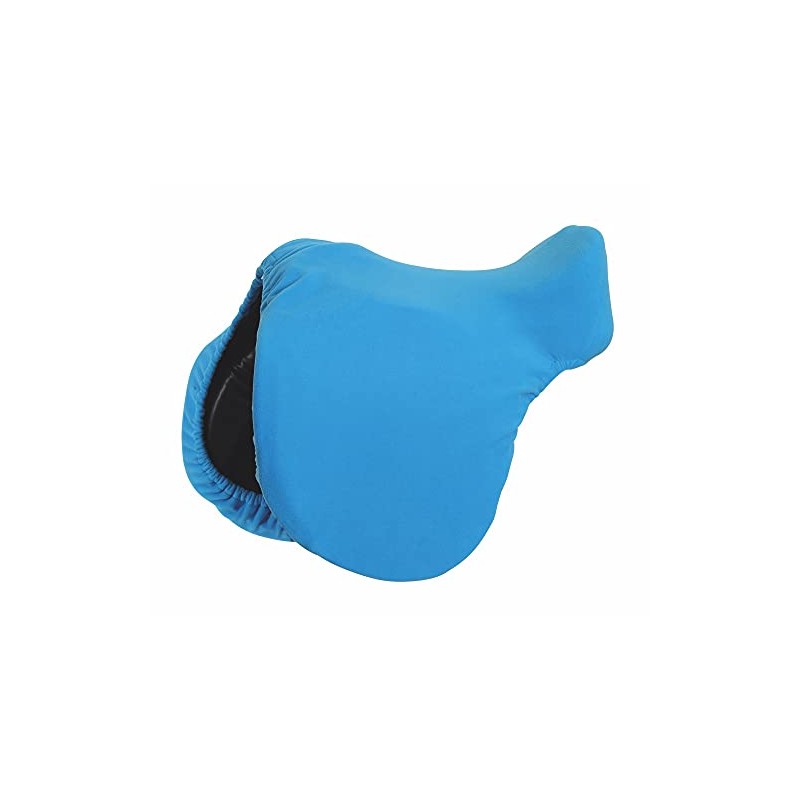 Shires Fleece Saddle Cover in Bright Blue One Size