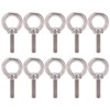 10Pcs Eye Bolt 304 Stainless Steel Lifting Round Ring Screw