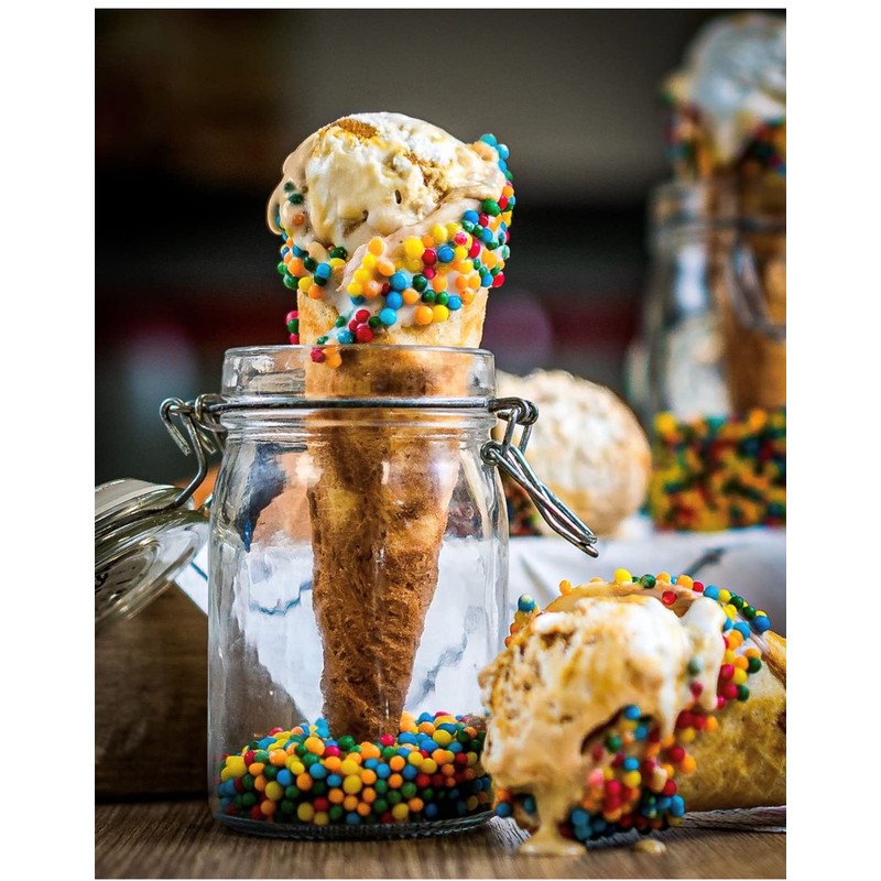 RUF Bright Colourful Crispies Edible Scatter Decoration in Bright Colours,
