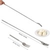 23cm-63cm Extendable Fork, Long Handle Extending Funny Stainless Steel Tablewar,