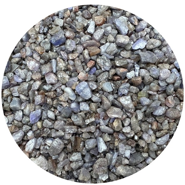 0.5 Pound Natural Semi Tumbled Gemstone Chips, Crushed Mini Crystals,