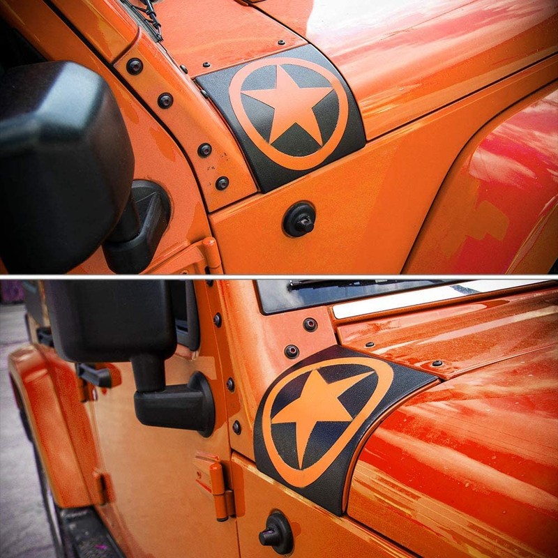 JeCar Cowl Body Armor - Protectores laterales para Jeep Wrangler