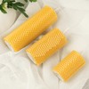 Pure Beeswax Pillar Candles,3 Pack Hand-Rolled Natural Beeswax Candles(1.77x3in,2x4in,2x6in) 60