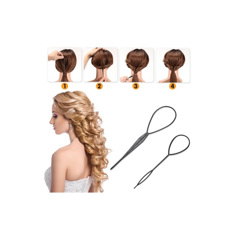 Hair Bun Maker Set de 31 Piezas Set de Accesorios