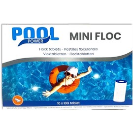 Mini Flocculant tablets for domestic pools and spas - Pool Power