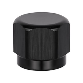 EVIL ENERGY 6AN Female Flare Cap Block off Fitting Plug Adapter Aluminum Black