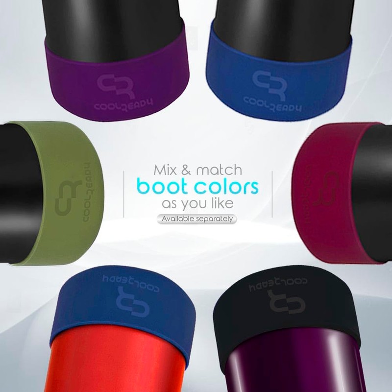 CoolReady - Botas de botella de agua de 40 onzas,