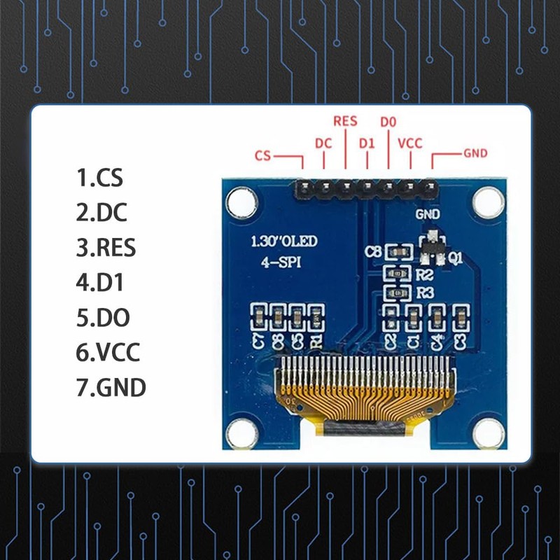 YUWENW OLED Display 0.96" 2pcs OLED Module 2IC 128X64 Arduino