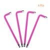FOCMKEAS 4 PCS 2mm Ball End Hex Key Allen Wrench,Internal