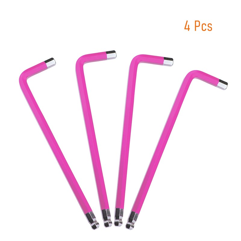 FOCMKEAS 4 PCS 2mm Ball End Hex Key Allen Wrench,Internal