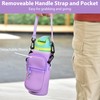 Icesip Water Bottle Holder Bag with Detachable Phone Pocket for