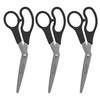 Westcott All Purpose Value Scissors, 8" Bent, Pack of 3,