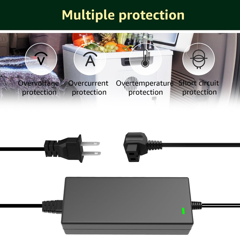 Norward Power Cord Compatible with Alpicool, Bodega, Euhomy, BougeRV, ARB,