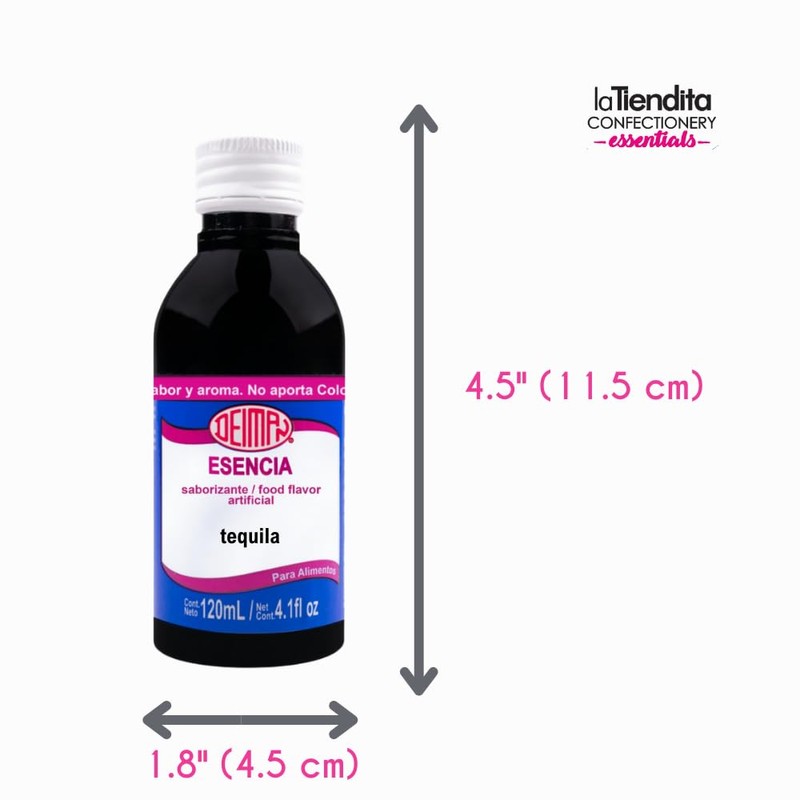 Deiman Artificial Food Flavoring Tequila Essence (4 fl oz)
