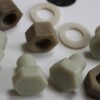 10 x Glass Filled Reinforced Super Nylon Hex Head, M16