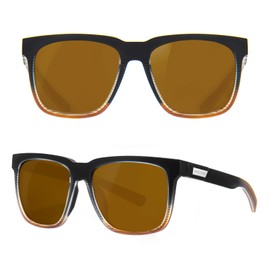 WISTON Polarized Sunglasses for Big Heads Men, Driving Travel UV Protection Sun Glasses W8030