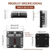 ZXMT 6-Way Car Marine Fuse Box Block Holder with LED