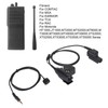 U94 PTT Adapter Durable Portable Military Intercom Headset Adapter for
