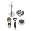 Men Manual Trimmer Kit Trimming Soap Bowl Stand Beard Brush
