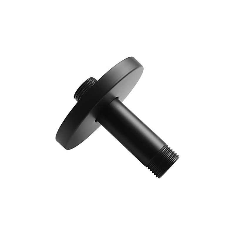 Straight Shower Arm with Flange, Ceiling Mount 3" Rainfall Shower