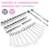 FASTPRO 225-Piece Pink Tool Set, SAE & Metric Mechanics Hand