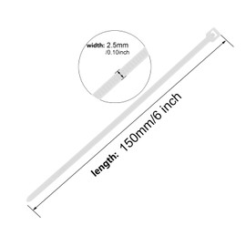 Armpow 6 Inch Orange Zip Tie 1000 PCS, 18 Lbs - Small to Medium Zip Tie, Nylon PA66 UV Resistant Cable Tie for Indoor and Outdoor Use - Ideal for bundling and securing objects