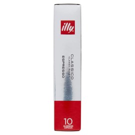 Illy -Cafe Espresso Classico Compatible Nespresso, 10 Capsules - 1 Unit