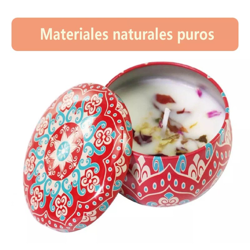 4 Piezas Velas Aromáticas De Cera De Soja Para Aromaterapia