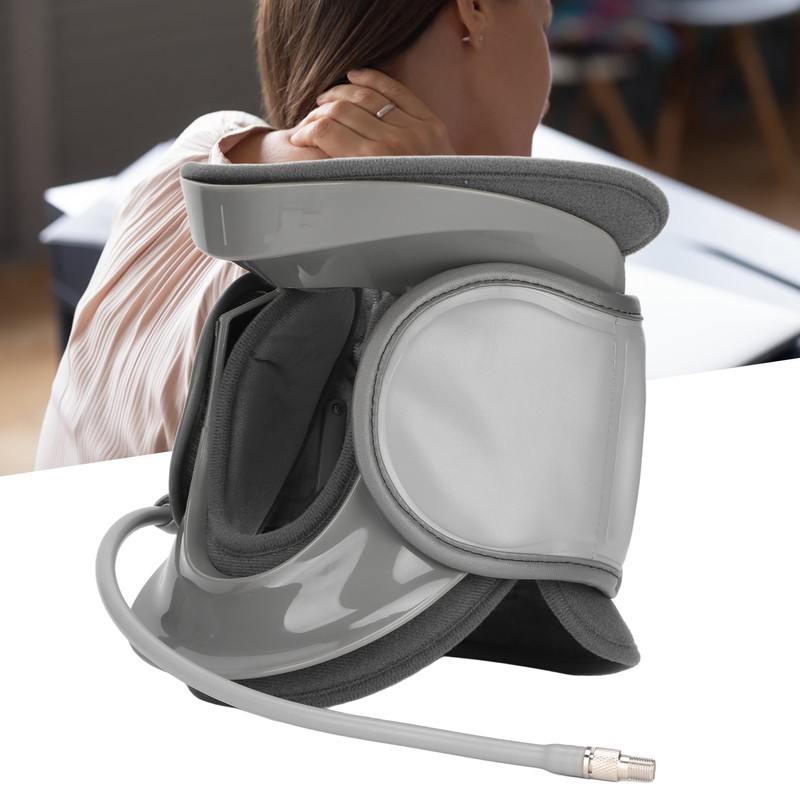 Inflatable Neck Support Traction Device Relieve Pain Cervical Stretching Correction