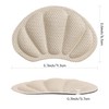 Huethy Back of Heel Cushion Inserts, Mesh Grips Pads for