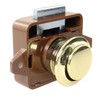 SQXBK Keyless Push Button Catch Door Knob Lock Push Button