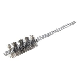 Brush Research 83 Spiral Twist Brush, Stainless Steel, Single Stem, 3/4" Diameter, 0.008" Wire Diameter, 3-1/4" Shank Length, 5" Length, 1000 RPM (Pack of 6)