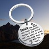 Helen Keller Quote Keychain The Best and Most Beautiful Things
