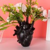 ecorative Heart Vase, Resin Vase Flower Pot - Anatomical Heart