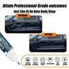Diamond Black Crystal Pearl-Coat(PXJ/KXJ) Touch Up Paint Compatible with Dodge